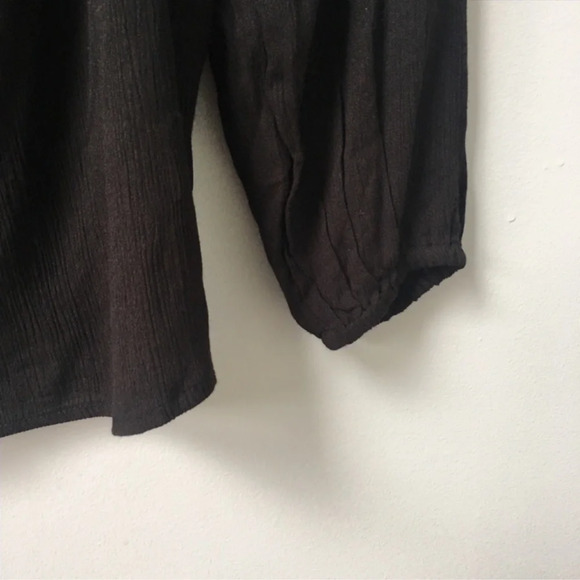 New urban outfitters Kimchi Blue Linda tassel Tie Front Off the shoulder top - Picture 6 of 8